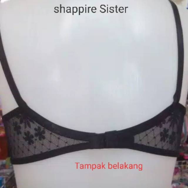 Bra Sapphire Sister Balon Semi Transparan Original