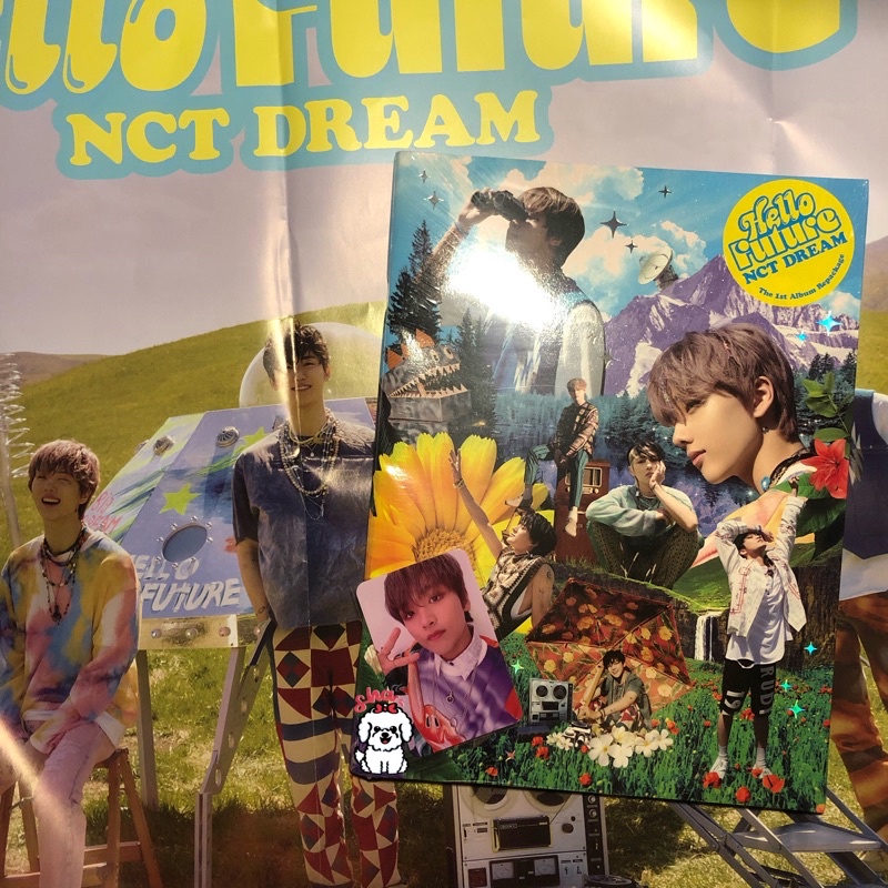album nct dream hello future future ver sealed with folded poster mumo haechan hf helfut comeback re