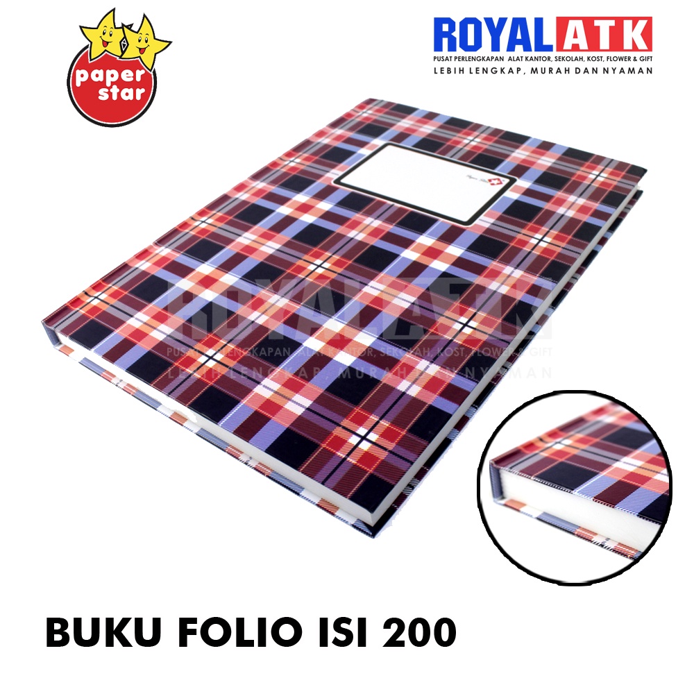 

BUKU FOLIO 200 PS JKW PAPER STAR 8997014310176