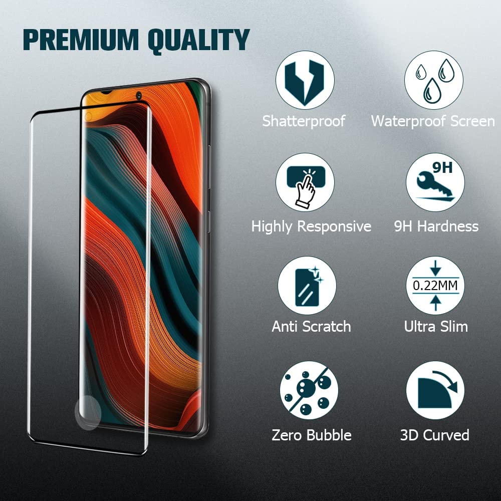 Pelindung Layar Tempered Glass HD 9H Anti Sidik Jari 2.5D Untuk Xiaomi Mi 12S Ultra