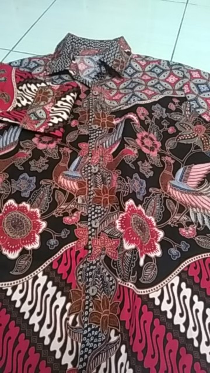 Batik Couple / Atasan Batik Wanita / Seragam Batik Kantor / Atasan Batik Jumbo - Masie / Gaston