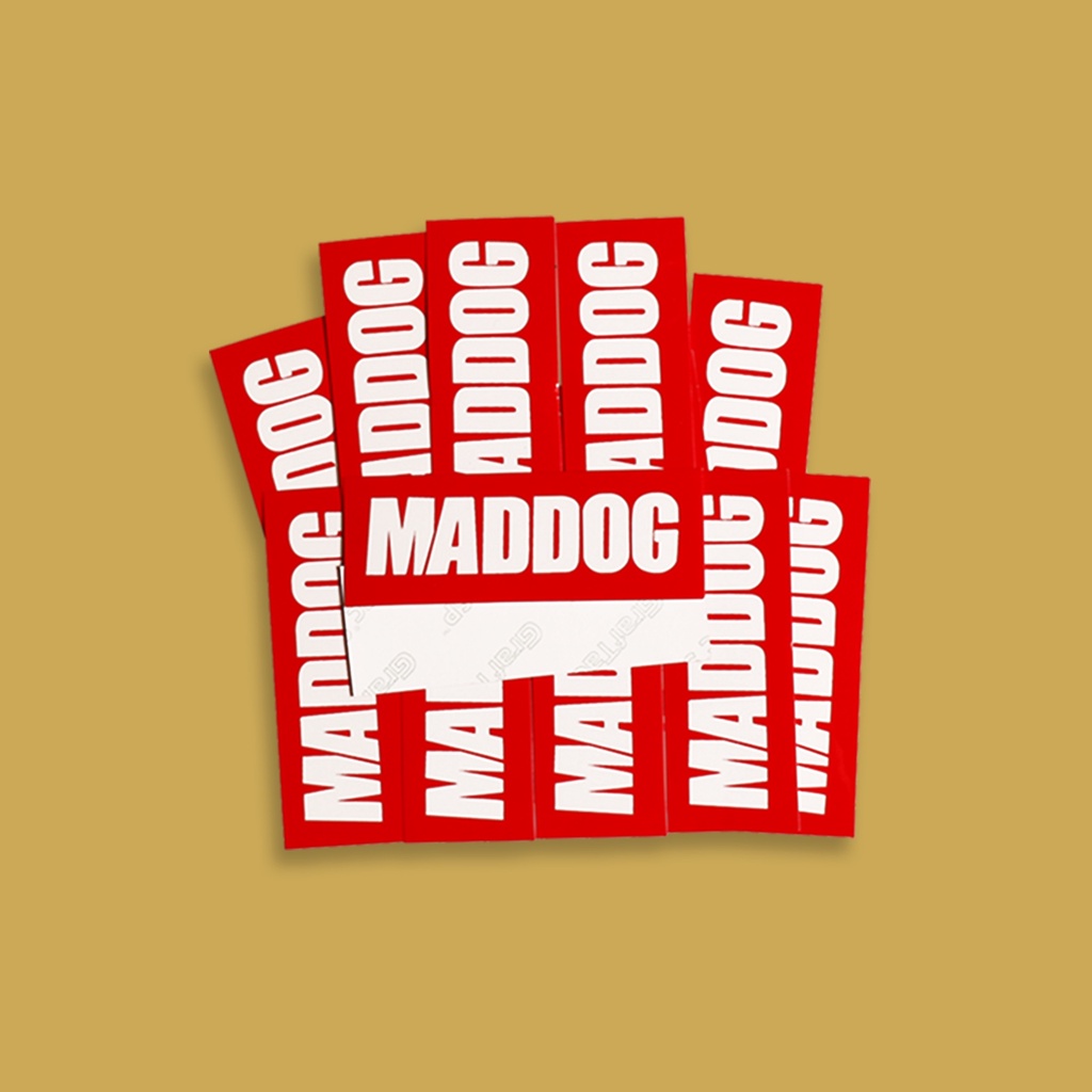 STIKER GRAFTAC - MADDOG - STIKER AESTHETIC LAPTOP, AKSESORIS HP, ANTI AIR, MOTIF,HELM.