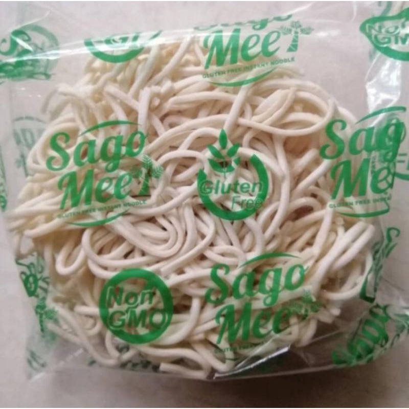 

1 Mie Block Sago Mee Free Gluten Mie Seduh Instan Sagu Rumbia Tanpa Bumbu dan Cup