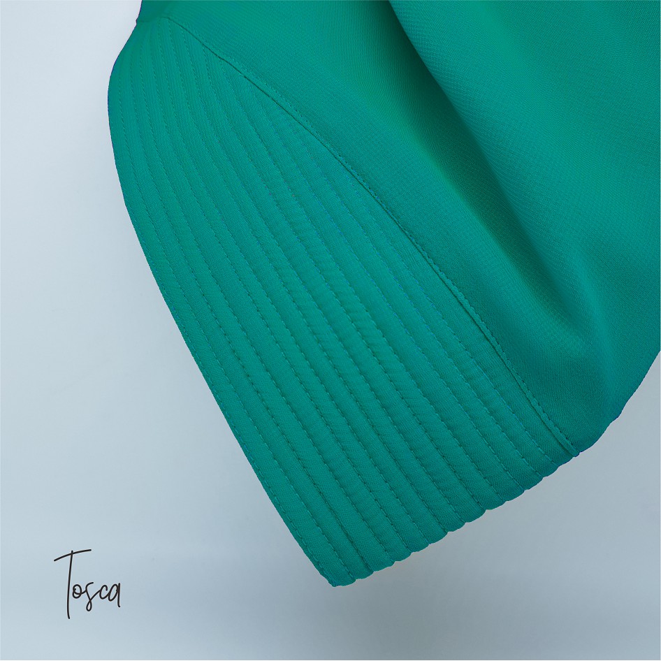SALE Hijab Khimar raudah kancing 2 l0ayer / Jilbab kancing-TOSCA