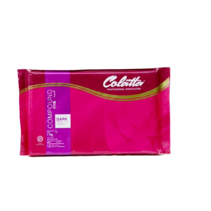 

coklat batang / coklat dark compound collata colatta kemasan 1kg