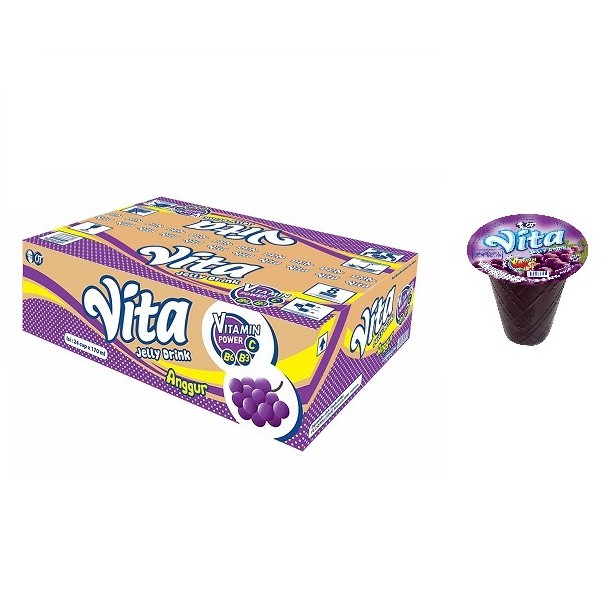 Jual Vita Jelly Drink 170 ml (1 Karton isi 24 cup) | Shopee Indonesia