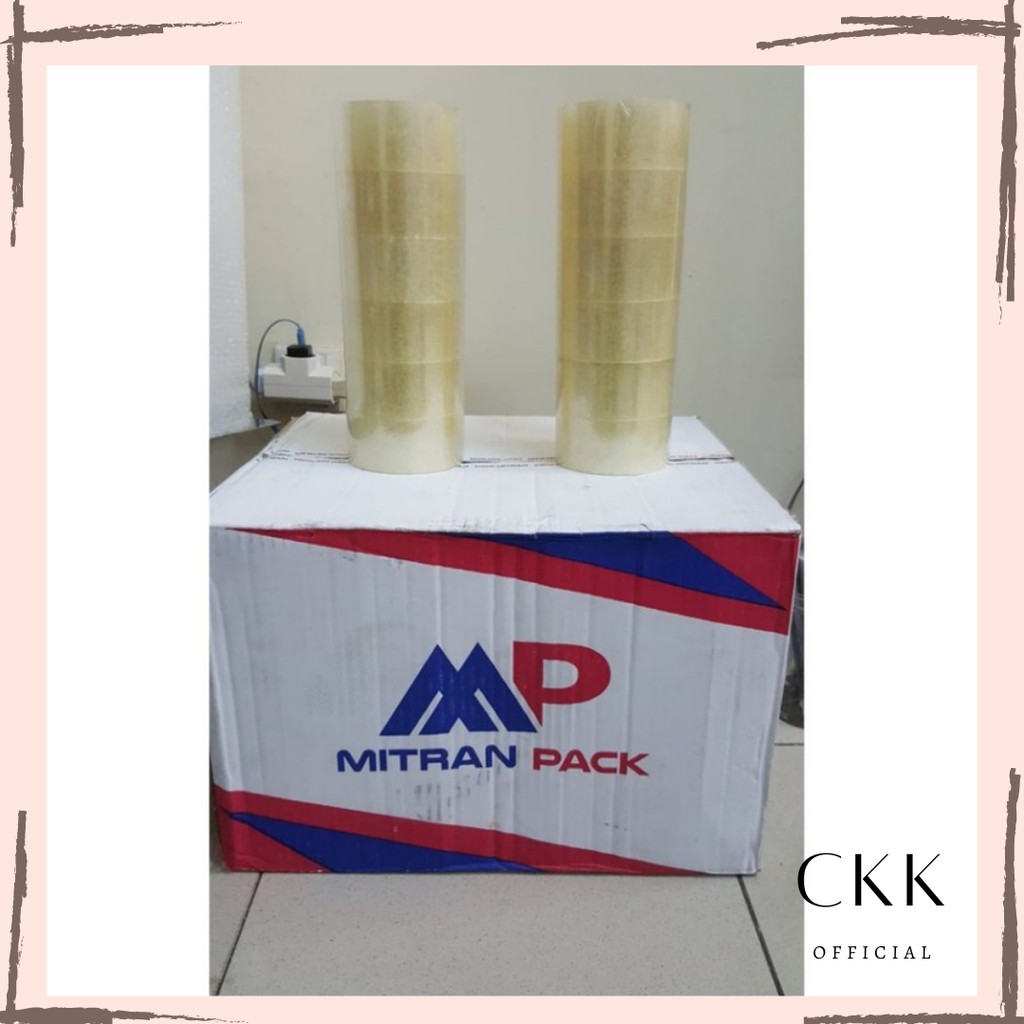 ➰CKK➰ Lakban Mitran Pack B02 Bening 48 mm x 90 yard Satuan