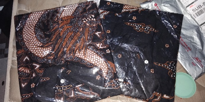Batik Couple Keluarga Sania Ruffle Ori Ndoro Jowi Dnt Motif Nogo Gede