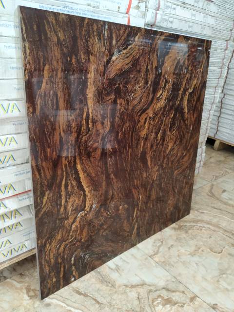 Granit Tile Bruno Perla Marble Granit 80 X 80 Granit Coklat Granit Lantai Ubin Tehel Shopee Indonesia