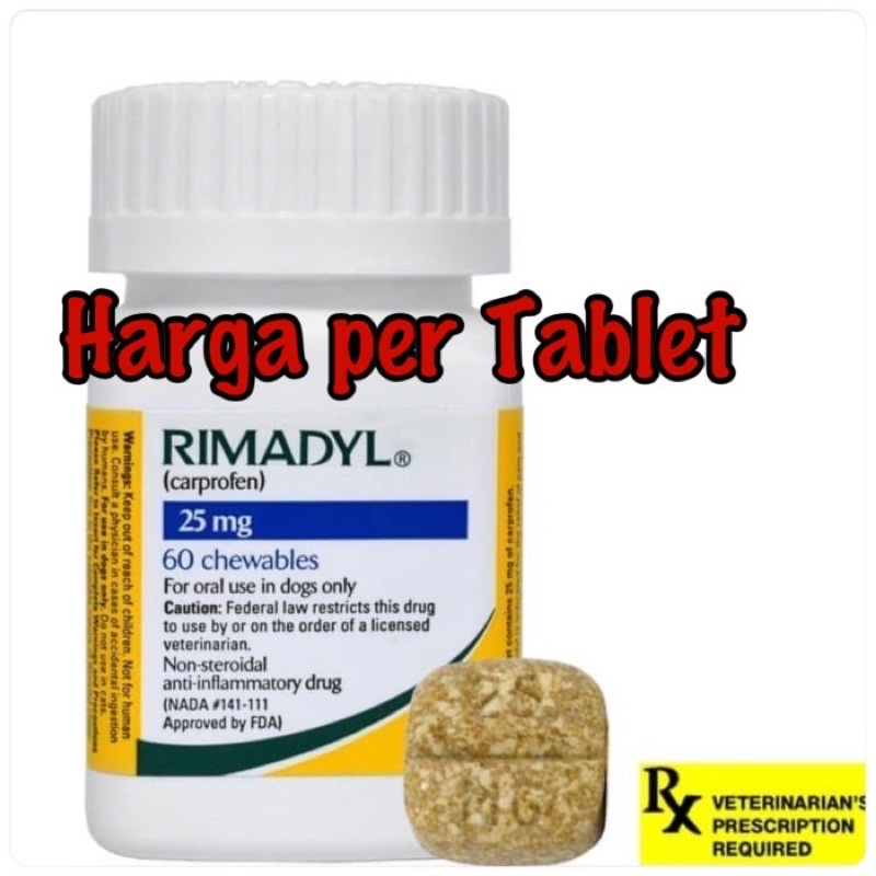 Jual rimadyl per tablet Shopee Indonesia
