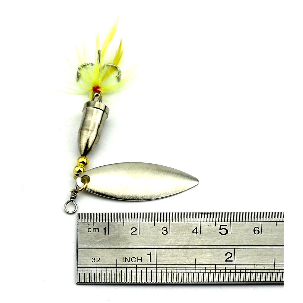 Hengjia 20pcs Umpan pancing Spinner Sequin 6G Untuk memancing Di Air Tawar