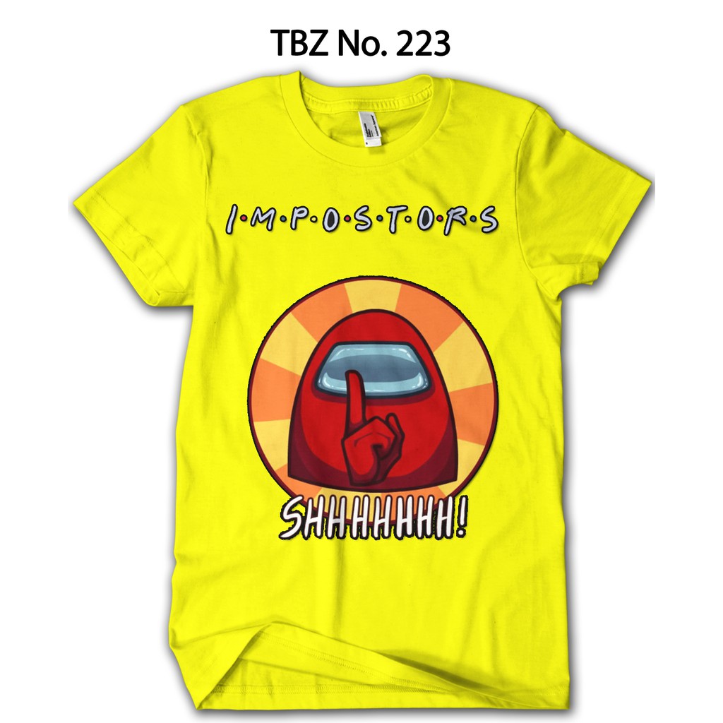 Baju Among Us Anak Impostor Katun Premium Original