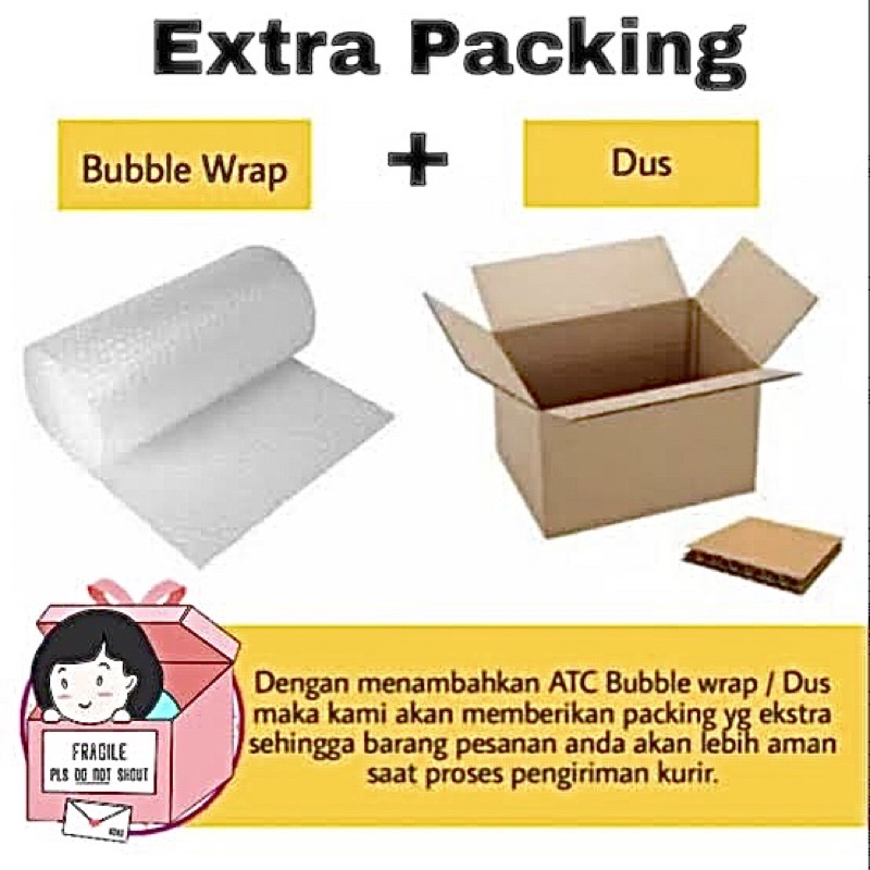 

Kardus Bubble Wrap EXTRA PACKING