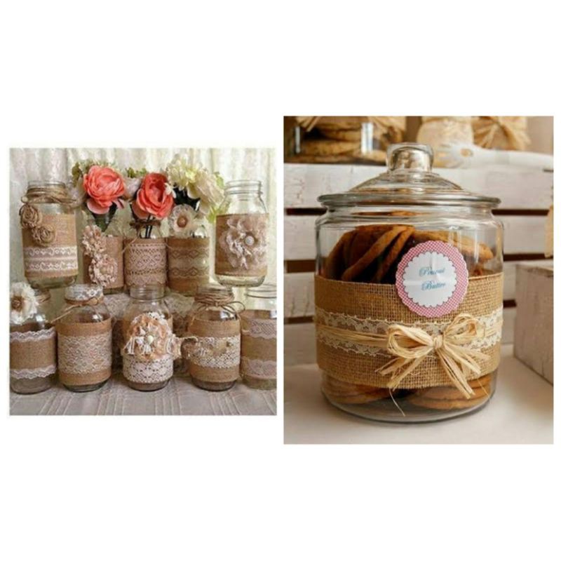 Pita Goni Renda Kecil, Pita Burlap