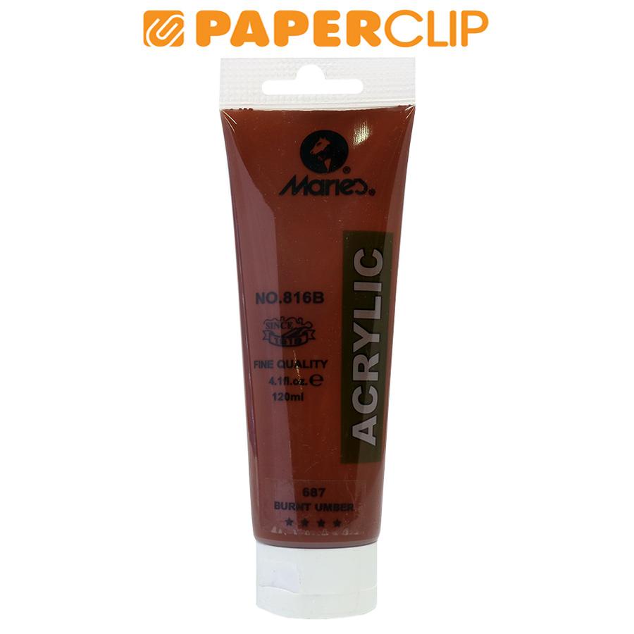 

CAT ACRYLIC MARIES 816B-687 120ML BURNT UMBER