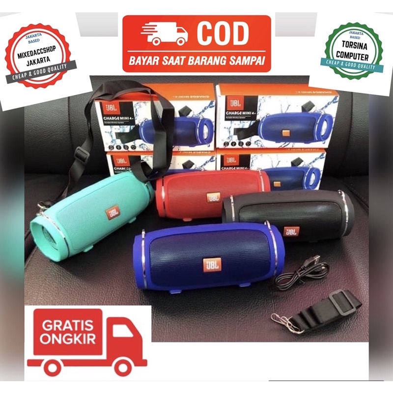 SPEAKER BLUETOOTH JBL J009+ CHARGE MINI 4+ WIRELESS PORTABLE