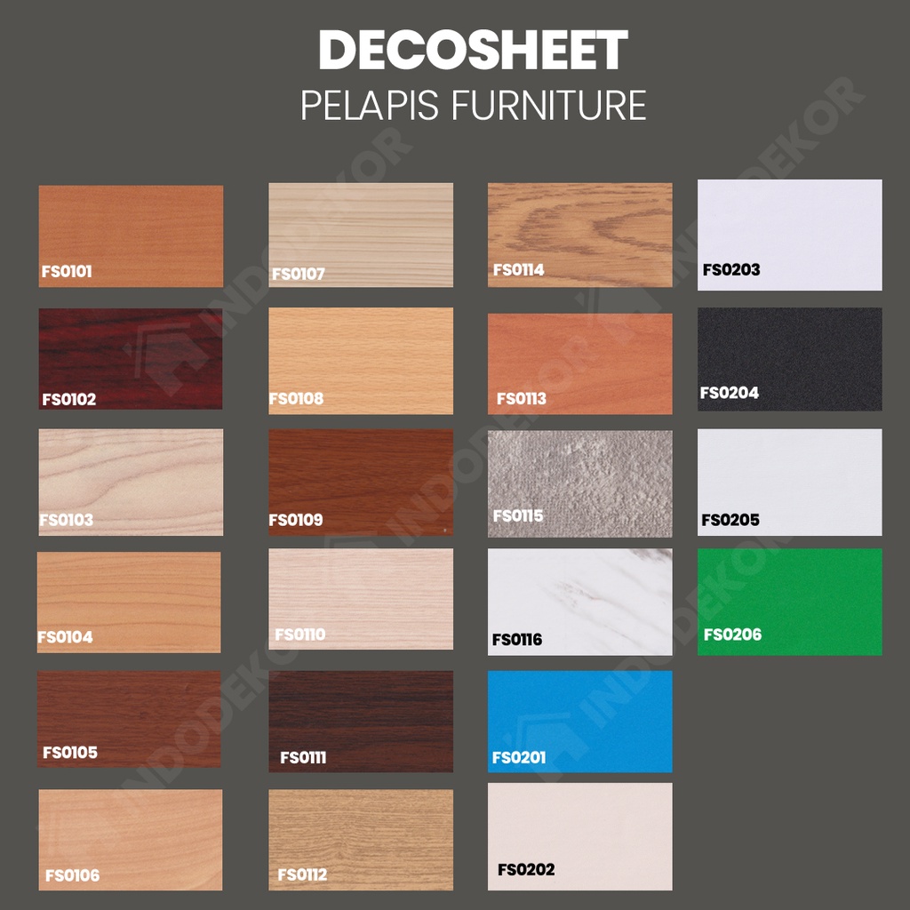 Festival.Store Pelapis Furniture - Interior Pvc Film - Tacon - Decosheet Sticker - Stiker Hpl - Hpl