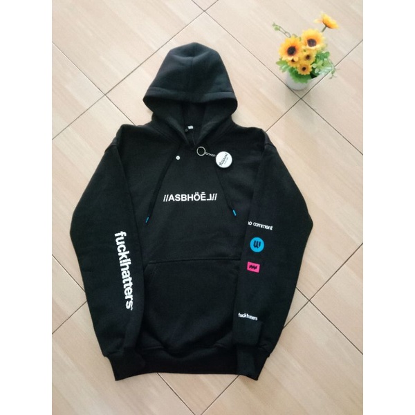 asbhoel hoodie black cock