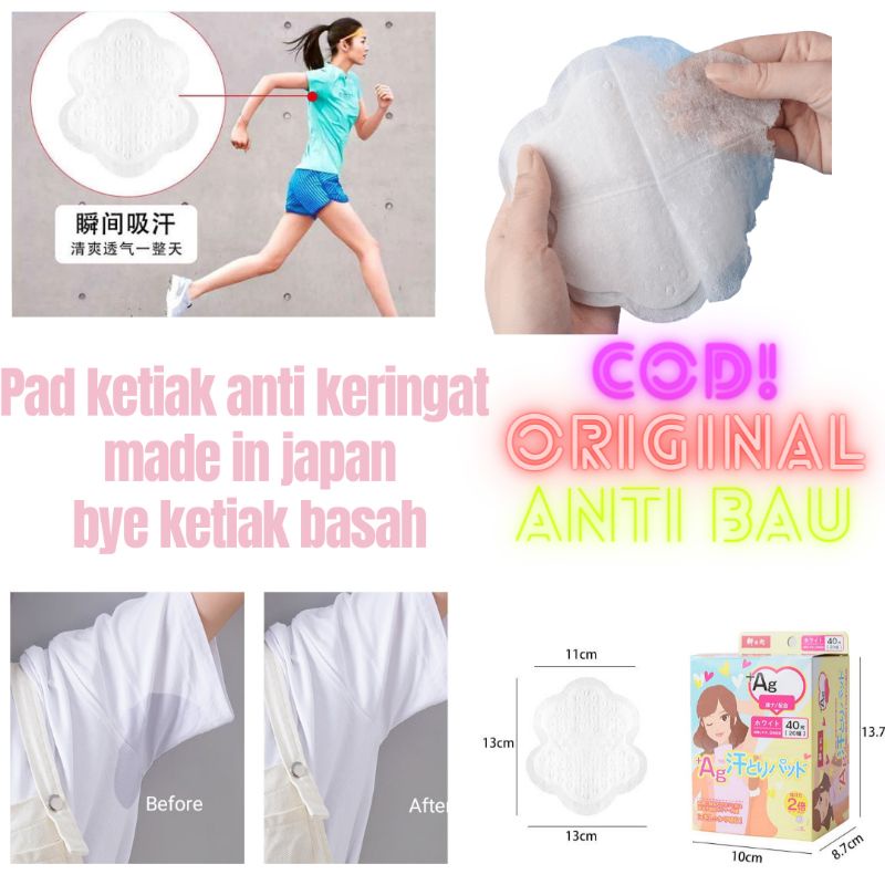 Pad Ketiak Penyerap Keringat Ketiak Anti Keringat Kualitas Premium Jepang Pembalut Ketiak