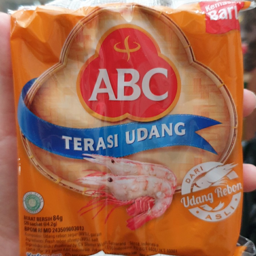 

TERASI UDANG ABC (20 sachet x 4.2gr)