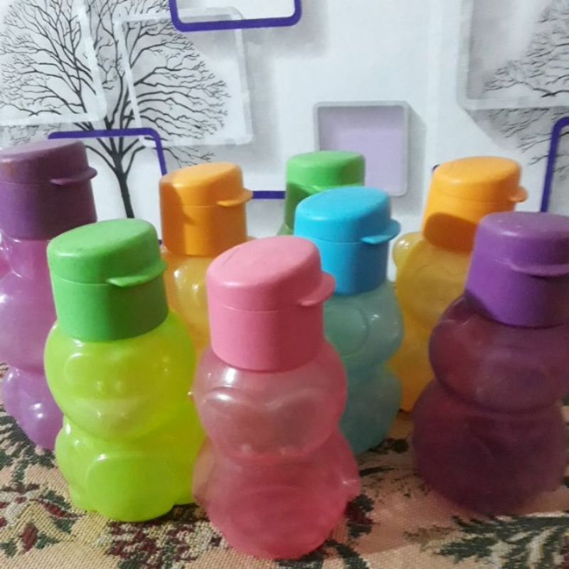 ECO KIDS BOTTLE  botol 310 ml tupperware second tutup ulir, tupperware botol minum , tupperware anak