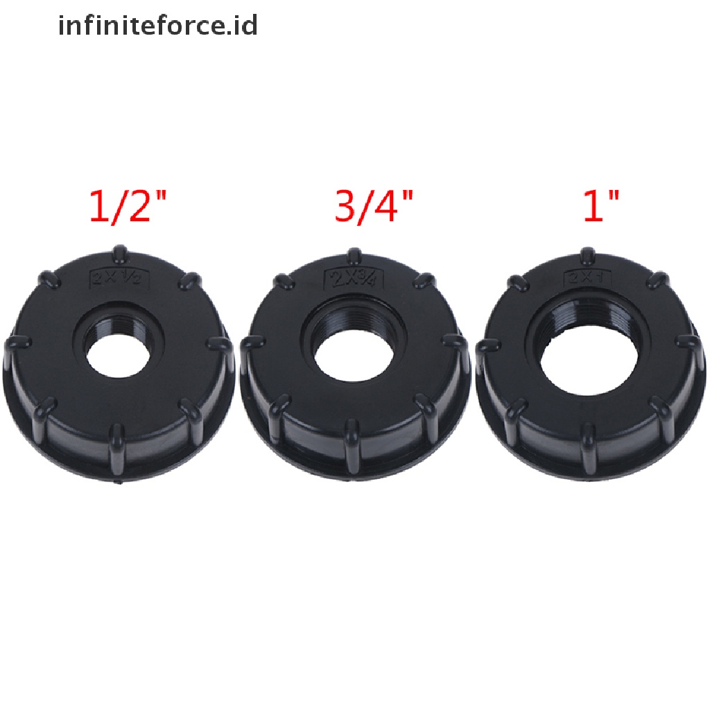 (Infiniteforce.Id) Adapter Konektor Katup Tangki Air Ibc 1 / 2 &quot;3 / 4&quot;