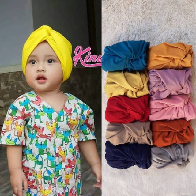 Turban Lia | Ciput Salsa | Turban Bayi dan Anak