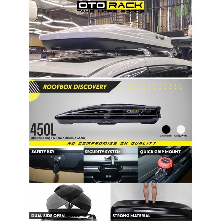 Roofbox DISCOVERY otorack  black glossy 450L