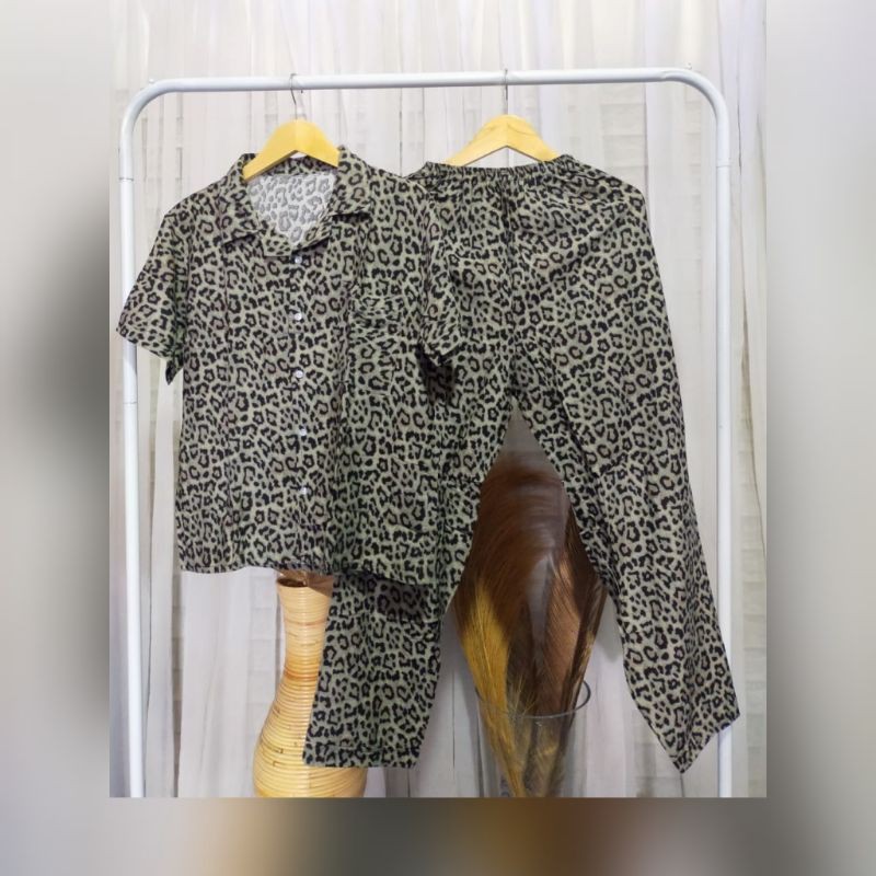 BAJU TIDUR SET PIYAMA PANJANG XXL (PILIH MOTIF)