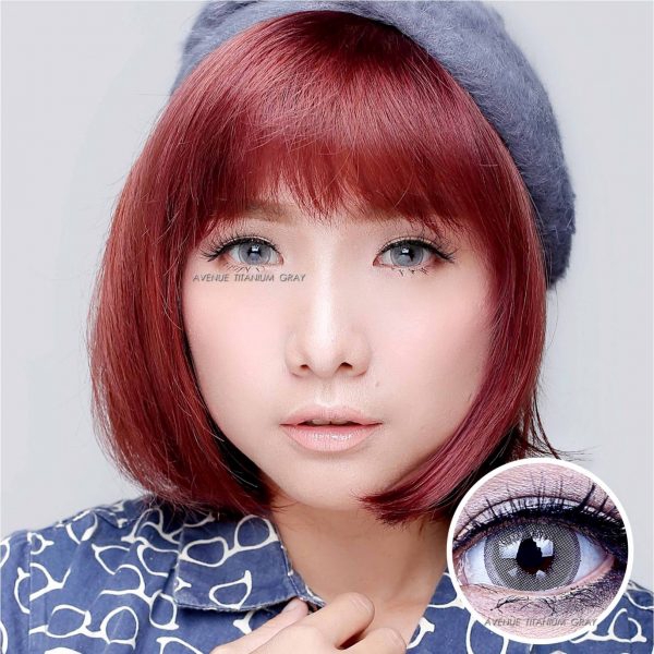 Softlens/lensa avenue highloght grey -normal/minus /lensa mata/softlens mata