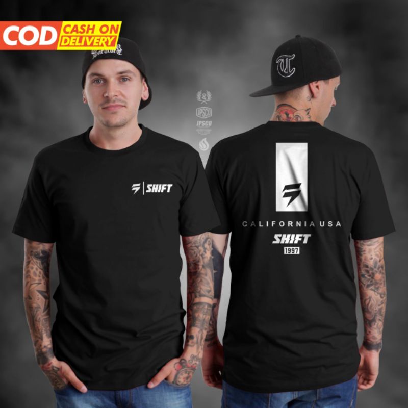 tshirt cross trail kaos motocross Shift