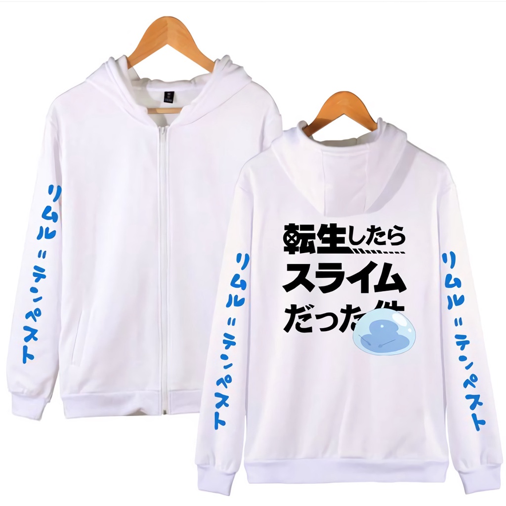 Jaket Slime Japan Kanji Anime Manga Tensei Shitara Slime Datta Ken Rimuru Tempest