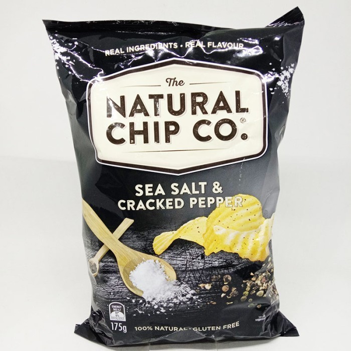 

The Natural Chip Co Sea Salt Cracked Pepper 175g / Keripik Kentang asin pedas