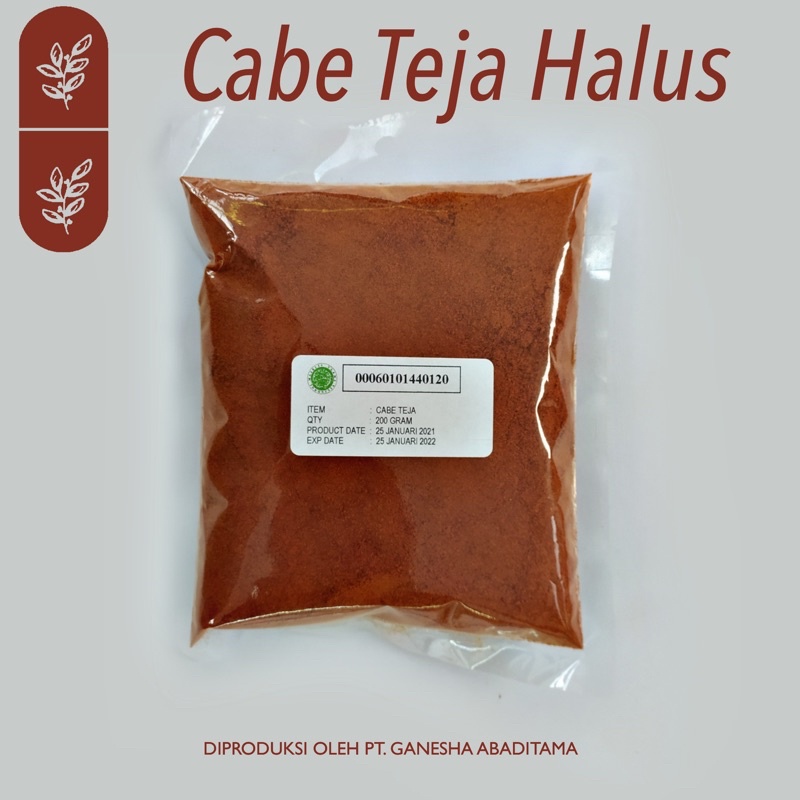 

Cabe Rawit Teja Halus Refill Bumbu Rempah 200 g