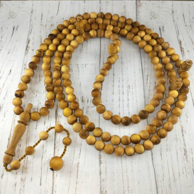Tasbih Thariqah Kayu Galih Cendana NTT Asli Super Wangi Alami
