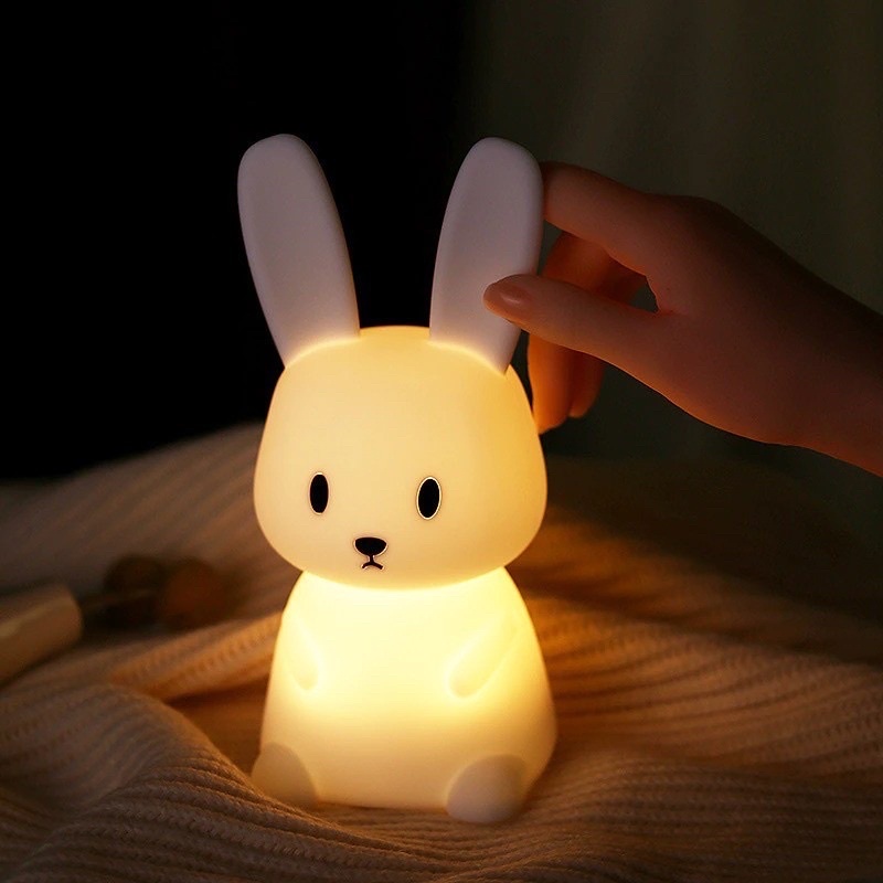 bunny colourful night lamp