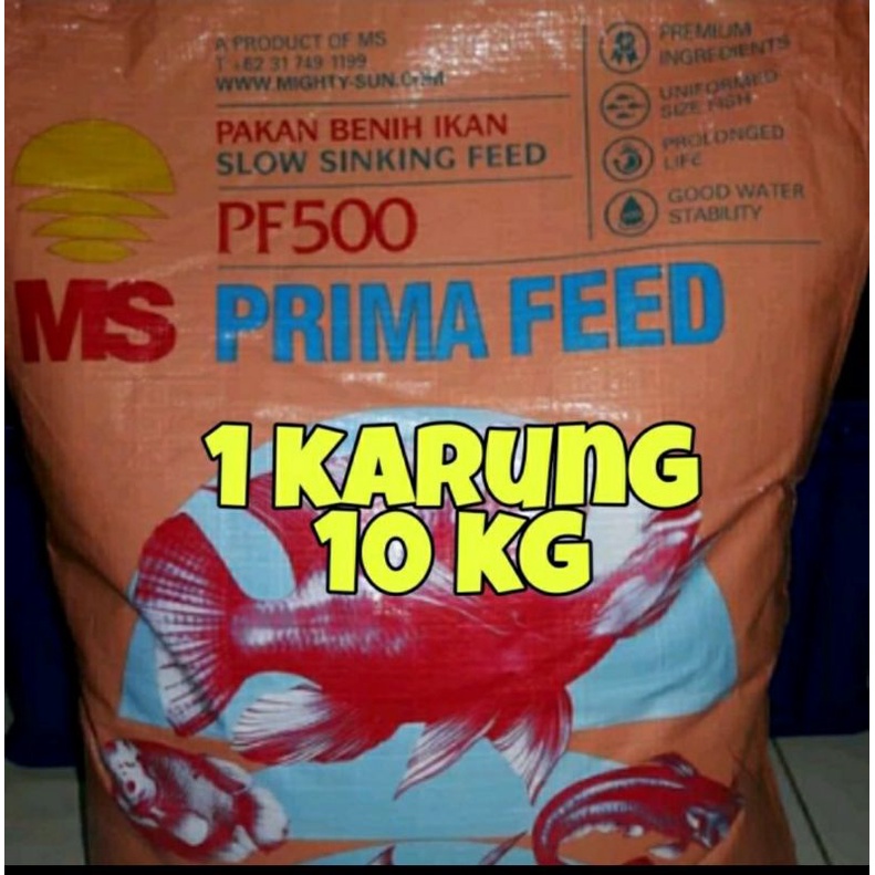 pf 500 1 karung pelet cupang pelet guppy pelet molly