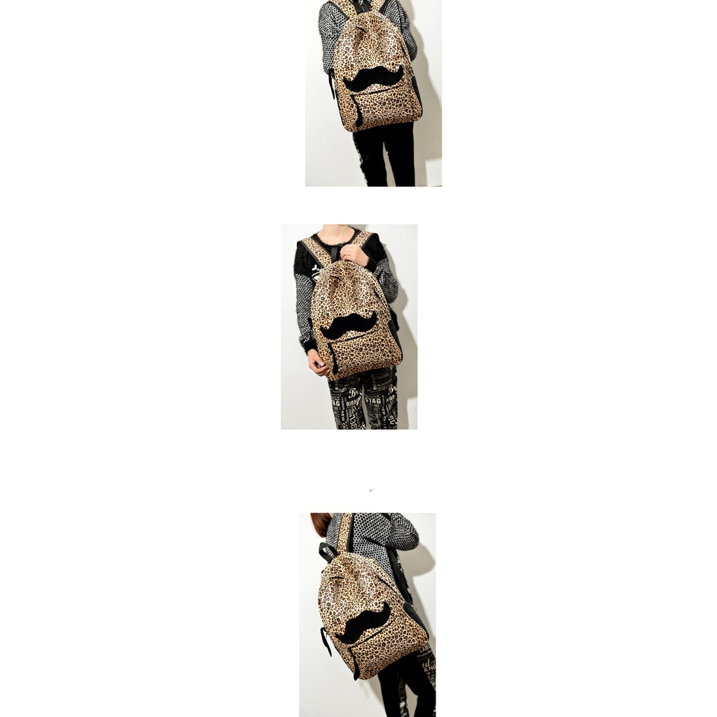 JB675 FRENCH MUSTACHE SINGLE POCKETBACKPACK