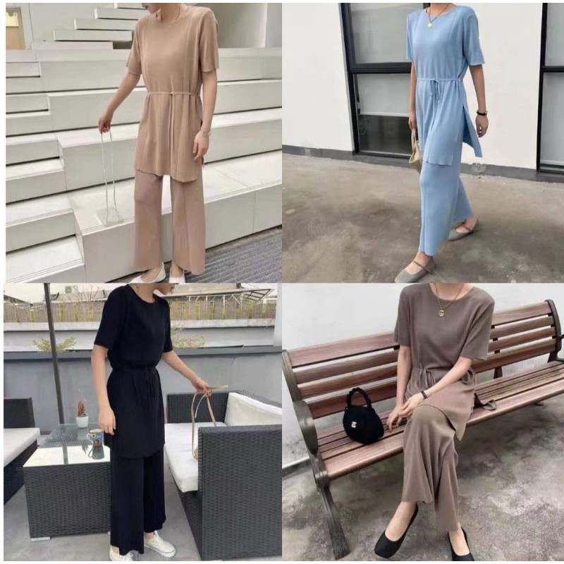 One set / Bangkok / Zara / rajut import / premium