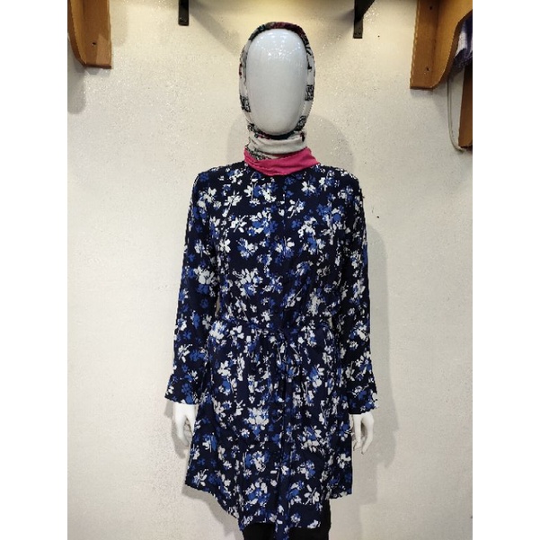 TUNIK TALI MOTIF BUNGA PREMIUM