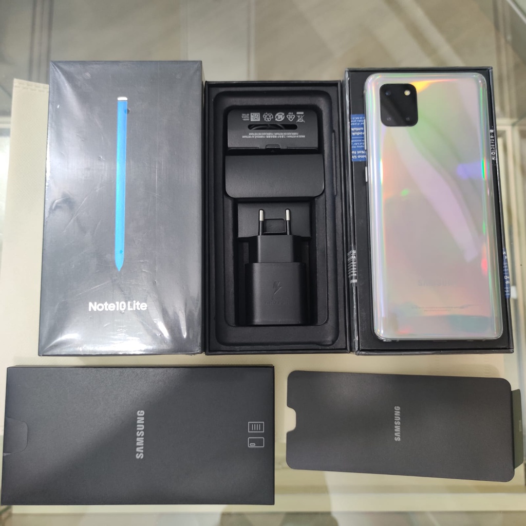 SAMSUNG GALAXY NOTE 10 LITE RAM 8 ROM 128GB SECOND RESMI SEIN MULUS
