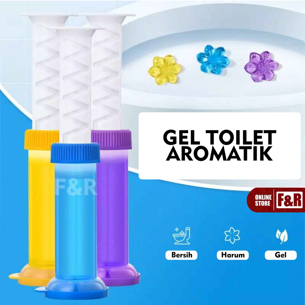 Gel Pengharum Kloset Closet Duduk Jongkok Berdiri Wastafel Gel Pembersih Toilet Kamar Mandi 6 Varian