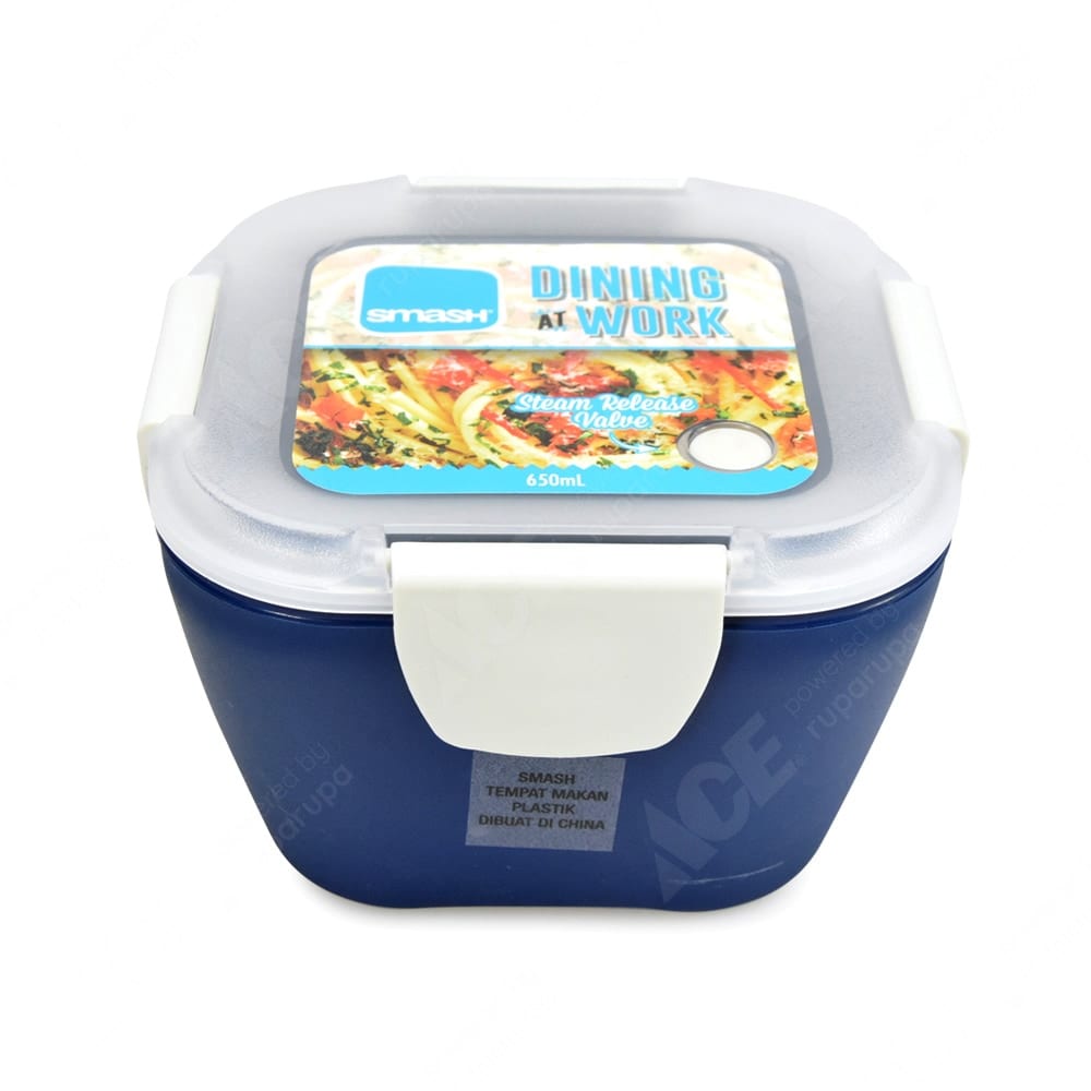 ACE Smash Tempat Makan Dining At Work 650 Ml - Biru