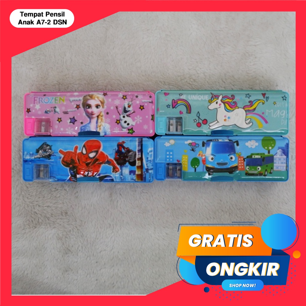 365 PENCIL CASE #41028 Tempat Pensil Anak Karakter Fancy Lucu