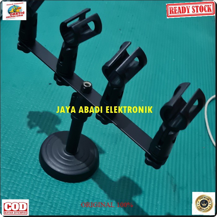 G549 ORIGINAL STAND MIC HOLDER CABANG 4in1 TIANG MIK MICROPHONE standing PENYANGGA mikrophone VOCAL VOKAL  pegangan gantungan G549  BISA SEGALA JENIS MICROPHONE BISA SEGALA JENIS  STAND MIC UNIVERSAL  ISI PAKET HOLDER 4IN1 DAN CABANG G549