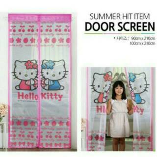  Tirai  magnet hello  kitty  besar Shopee Indonesia