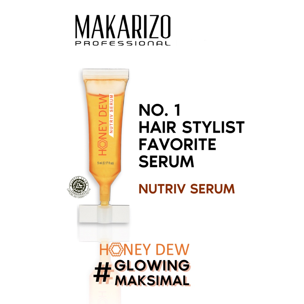 ★ BB ★ Makarizo Honey Dew Nutriv Serum 5ml - Serum Rambut - Vitamin Rambut