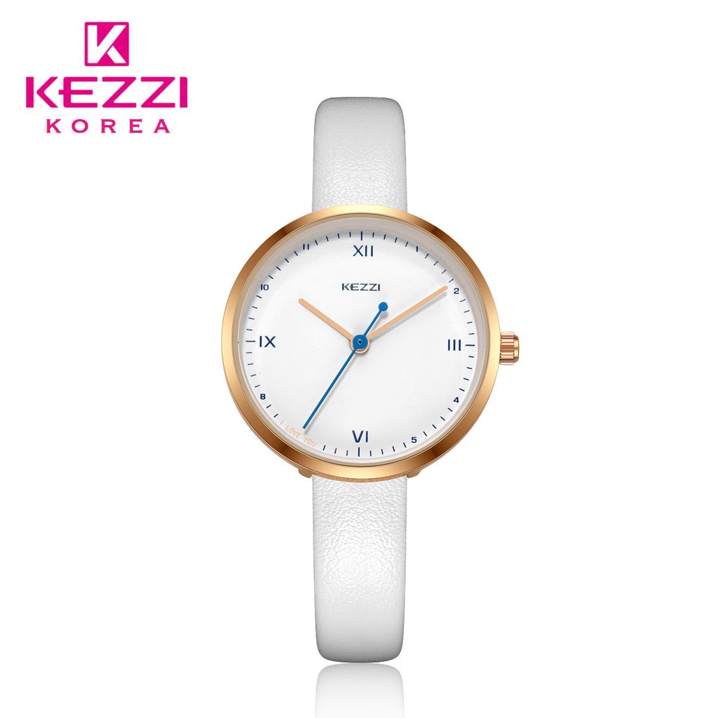 Kezzi Korea 1948 Putih - Jam Tangan Fashion Wanita - Model Analog