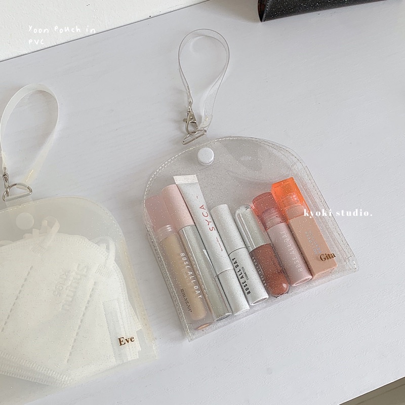 Yoon Pouch - Pouch Multifungsi Makeup Masker KN95 Duckbill