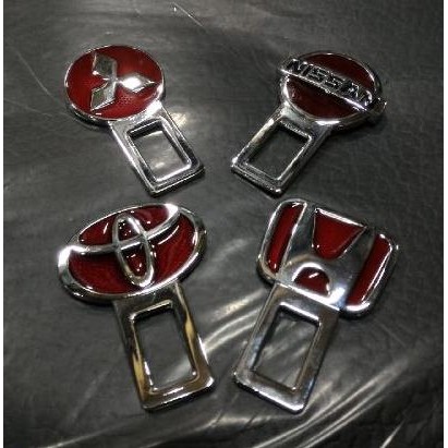 Colokan Seat Belt Logo Toyota / Nissa / Honda / Mitsubishi